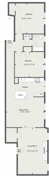 The Holly 2 Bedroom 1 Bath B